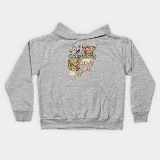 Forest Animals Kids Hoodie